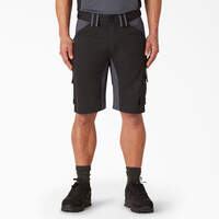 FLEX Performance Workwear GDT Cargo Shorts, 11" - Black Grey (UBY)