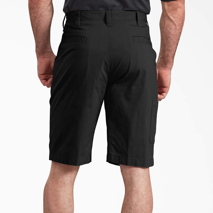 FLEX Cooling Regular Fit Utility Shorts, 11" - Black (BK) image number 5