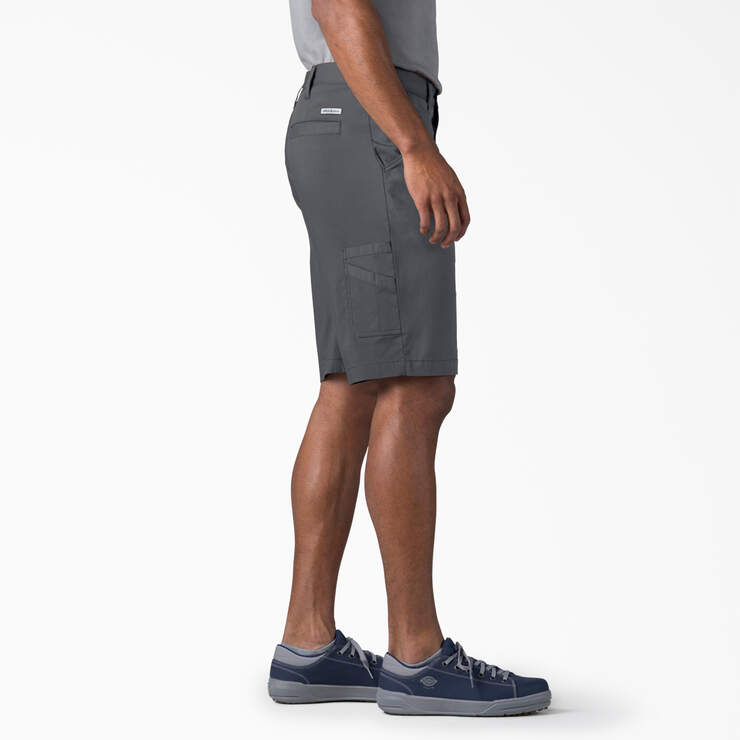 FLEX Cooling Regular Fit Utility Shorts, 11" - Charcoal Gray (CH) image number 3