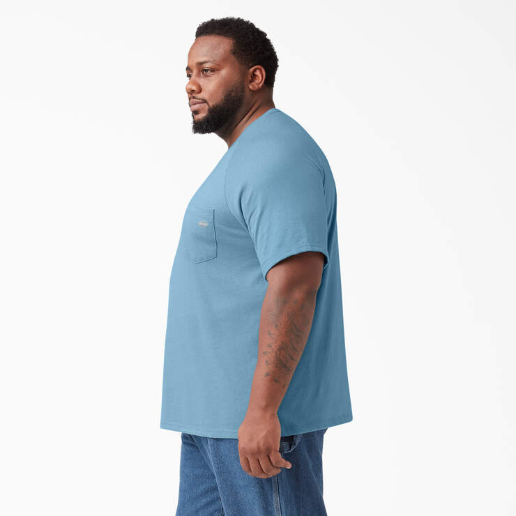 Cooling Short Sleeve Pocket T-Shirt - Dusty Blue (DL) image number 6
