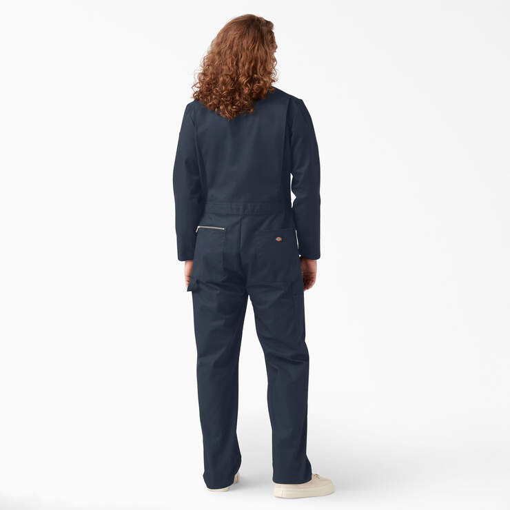 Deluxe Blended Long Sleeve Coveralls - Dark Navy (DN) image number 10