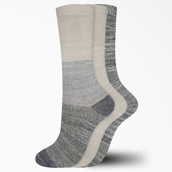Women&#39;s Soft Marl Crew Socks, Size 6-9, 3-Pack - Graphite Gray &#40;GG&#41;