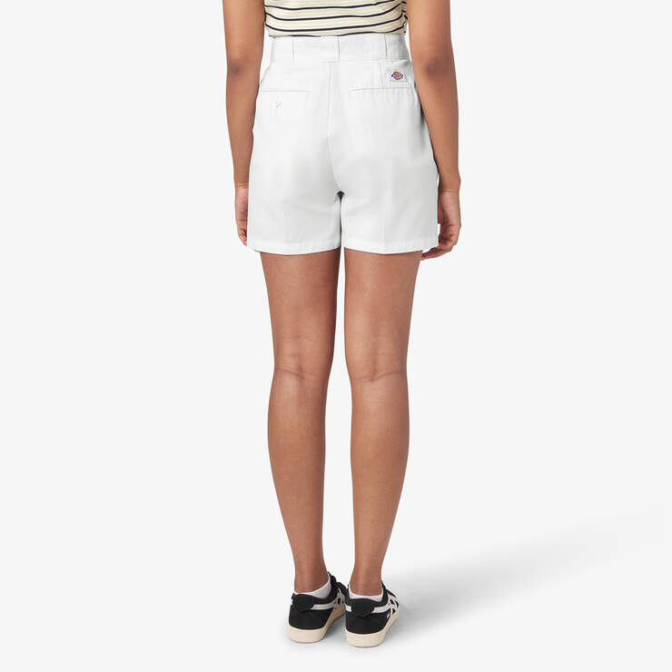Women's Phoenix Shorts, 4" - White (WH) image number 2