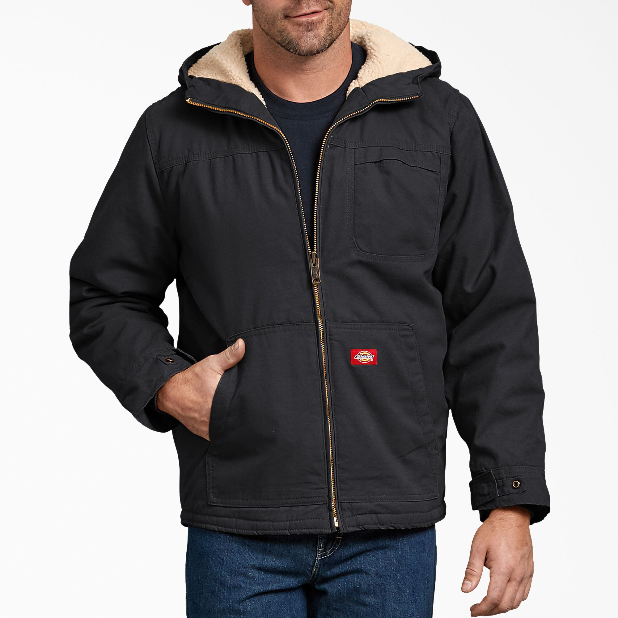Duck Sherpa Lined Hooded Jacket for Men | Dickies - Dickies US