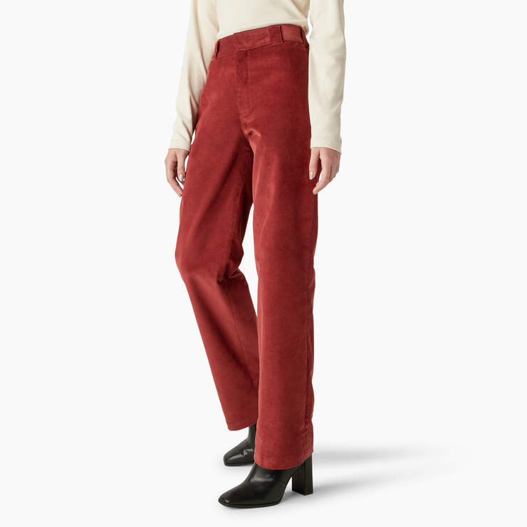 Red Corduroy Pants 