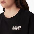 Women&#39;s Plus Heavyweight Workwear Graphic T-Shirt - Black &#40;KBK&#41;