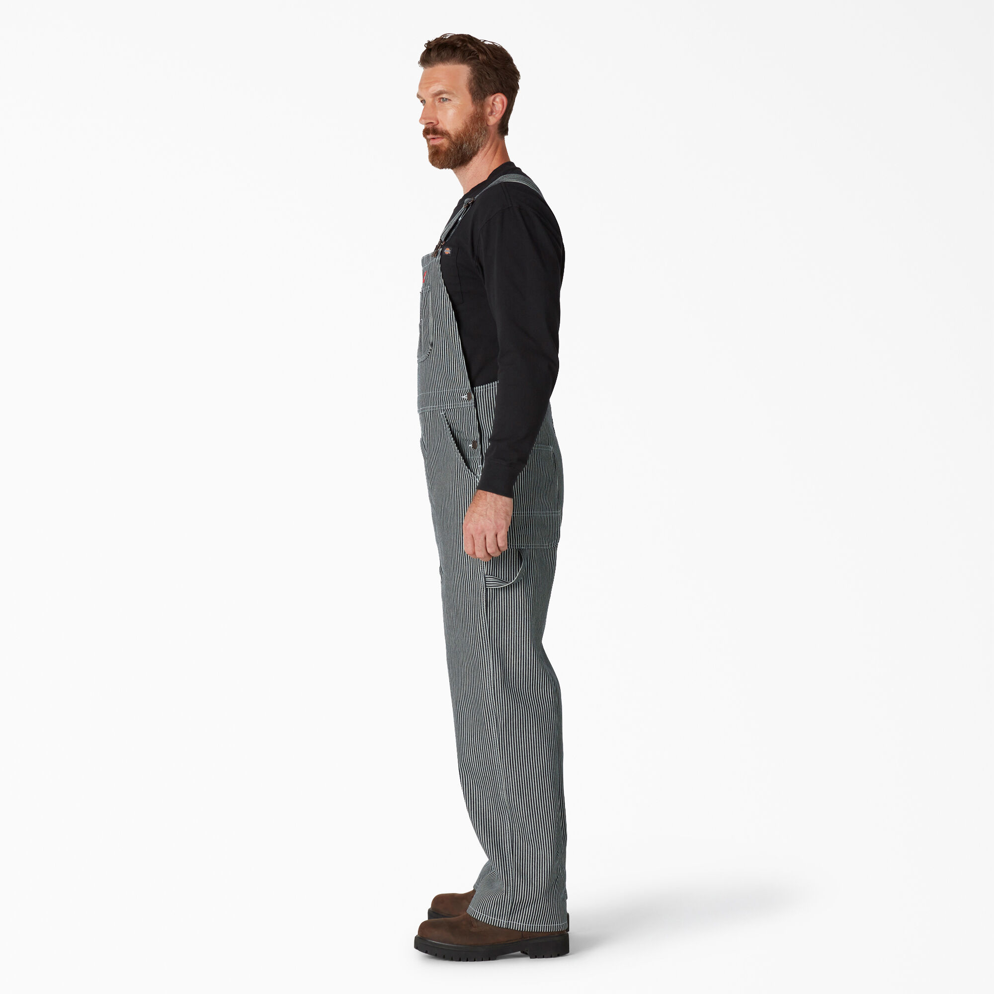 Dickies dungarees striped deals
