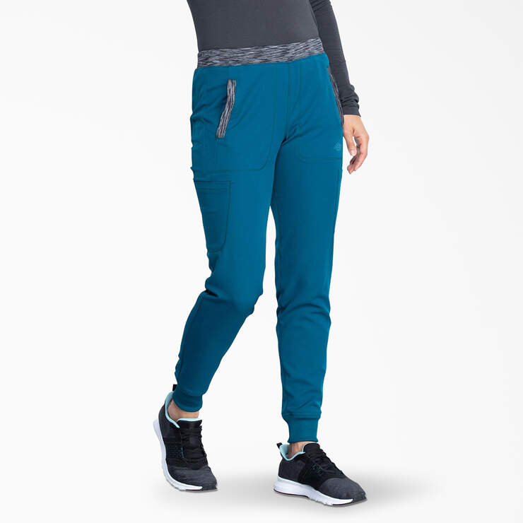 Women's Dynamix Jogger Scrub Pants - Caribbean Blue (CRB) image number 4