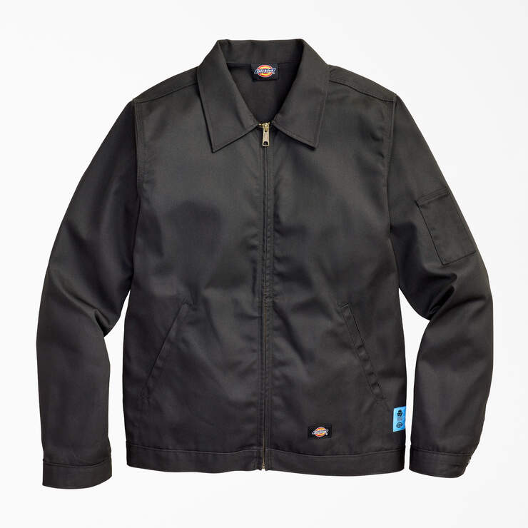 Estevan Oriol x Dickies Unlined Eisenhower Jacket - Black (BK) image number 2