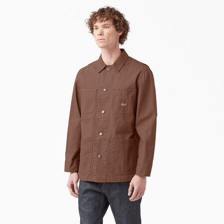 Dickies 1922 Duck Chore Coat - Rinsed Timber Brown &#40;RTB&#41;
