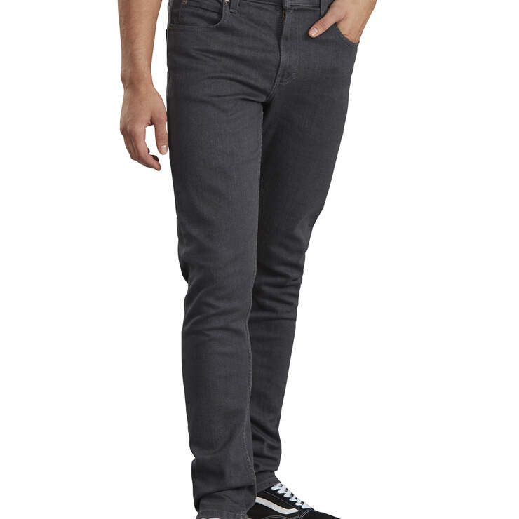 Dickies X-Series Slim Fit Tapered Leg 5-Pocket Denim Jeans - Gray Stretch Denim Wash (GSDW) image number 1