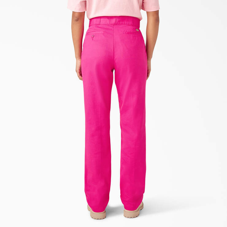 Breast Cancer Awareness Women’s 874® Work Pants - Pink Yarrow (N2Y) image number 2
