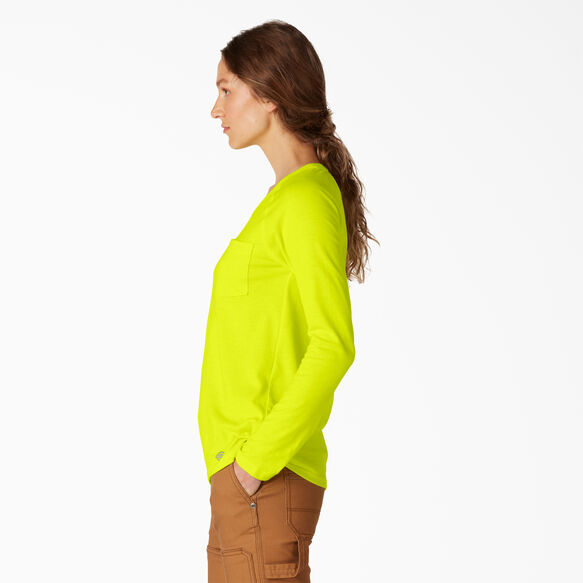 Women&#39;s Cooling Long Sleeve T-Shirt - Bright Yellow &#40;BWD&#41;