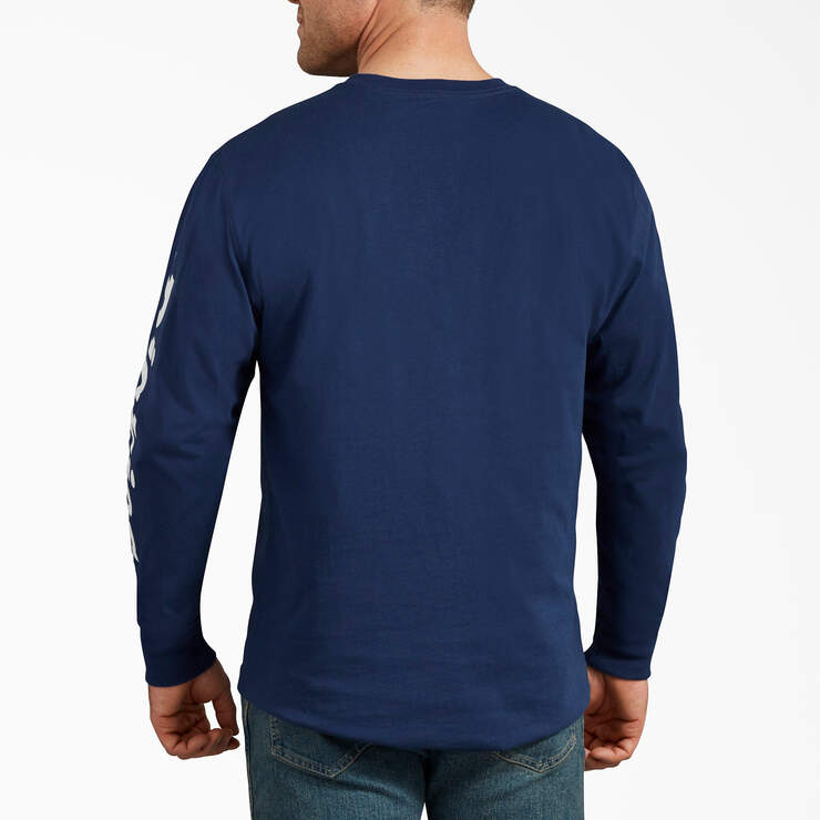 Long-Sleeve Graphic T-Shirt - Deep Blue (EL) image number 2