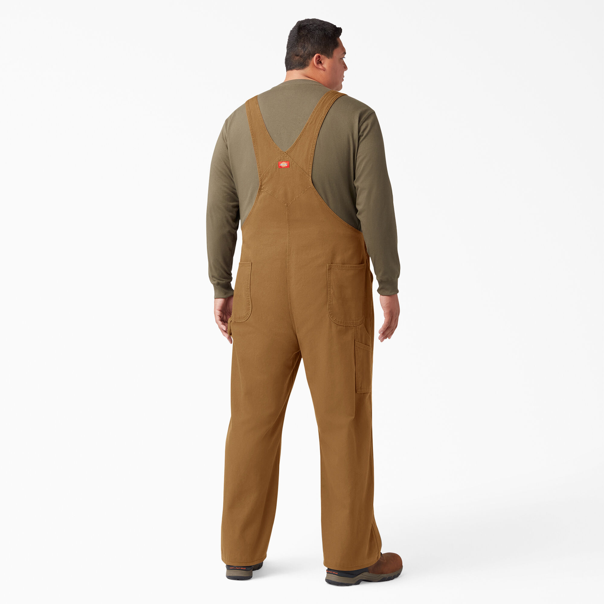 W42/L32 Brown Manufacturer Size: W42/L32 Brown Duck Dickies Mens Latzhose Bib Overall Smooth Bib Overall Workwear Overalls 