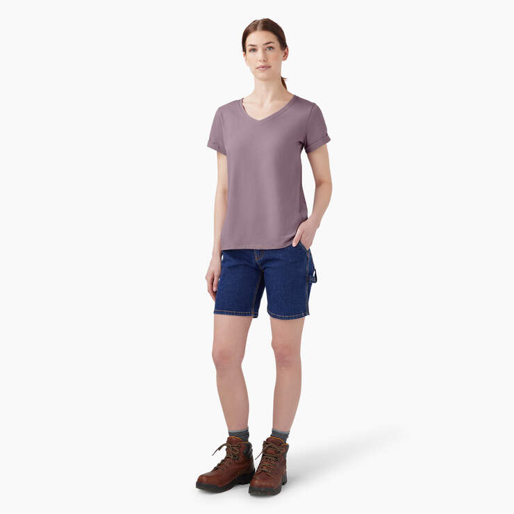 Women’s V-Neck T-Shirt - Lilac (LC) image number 4