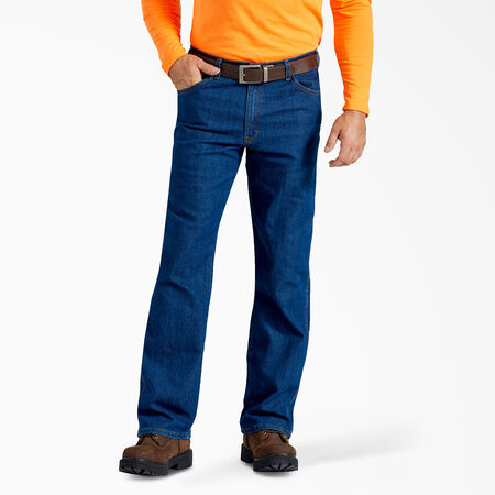 Active Waist Relaxed Fit Jeans - Rinsed Indigo Blue &#40;RNB&#41;