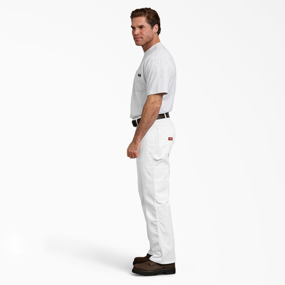 FLEX Relaxed Fit Painter&#39;s Pants - White &#40;WH&#41;