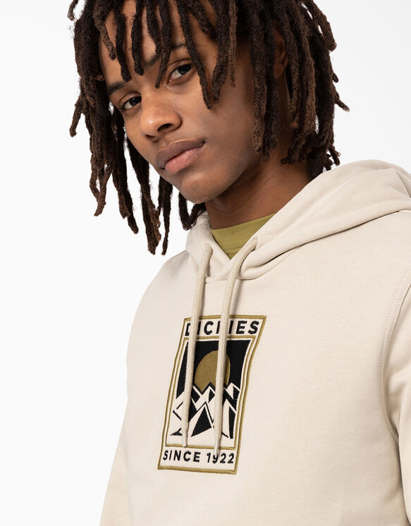 Pacific Embroidered Graphic Hoodie - Cement &#40;CT&#41;