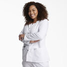 Women&#39;s Xtreme Stretch Snap Front Scrub Jacket - White &#40;DWH&#41;