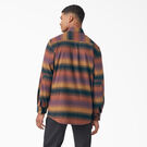 FLEX Regular Fit Flannel Shirt - Wine Blanket Stripe &#40;WSC&#41;
