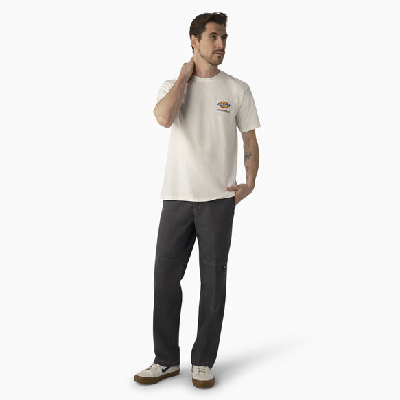 Dickies Skateboarding Double Knee Pants - Charcoal w/ Gray Stitching &#40;HCG&#41;