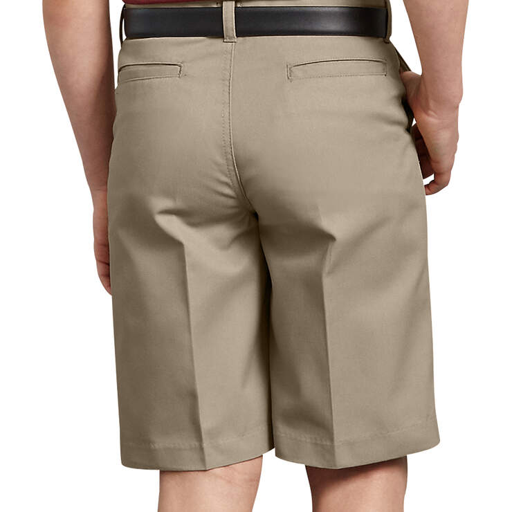 Boys' FlexWaist® Flat Front Shorts, 4-7 - Desert Sand (DS) image number 2