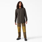 Heavyweight Long Sleeve Pocket T-Shirt - Chocolate Brown &#40;CB&#41;