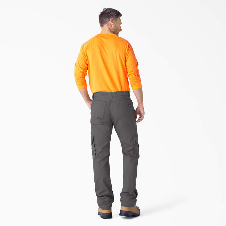 FLEX DuraTech Relaxed Fit Duck Cargo Pants - Slate Gray (SL) image number 4