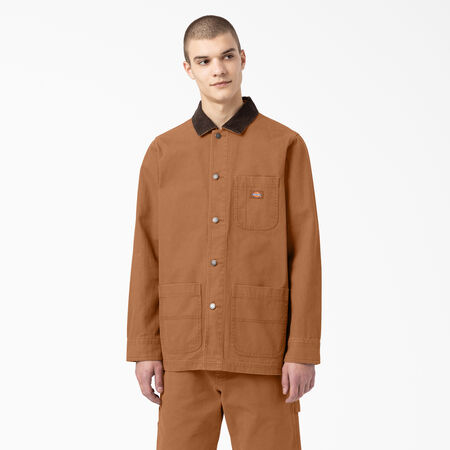 Stonewashed Duck Unlined Chore Coat - Stonewashed Brown Duck &#40;SBD&#41;