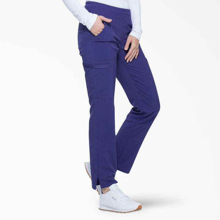 Women's EDS Essentials Cargo Scrub Pants - Purple Grape (GP) image number 4