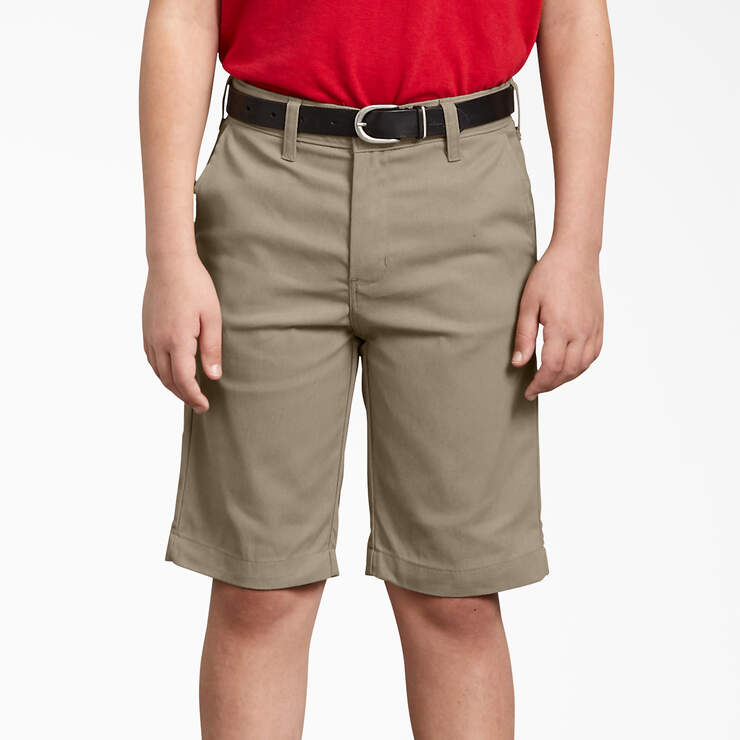 Boys' FLEX Slim Fit Shorts, 8-20 - Desert Sand (DS) image number 4