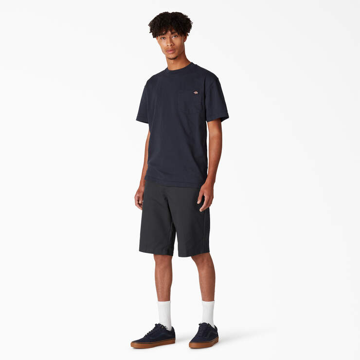 FLEX Skateboarding Slim Fit Shorts, 11" - Black (BK) image number 4