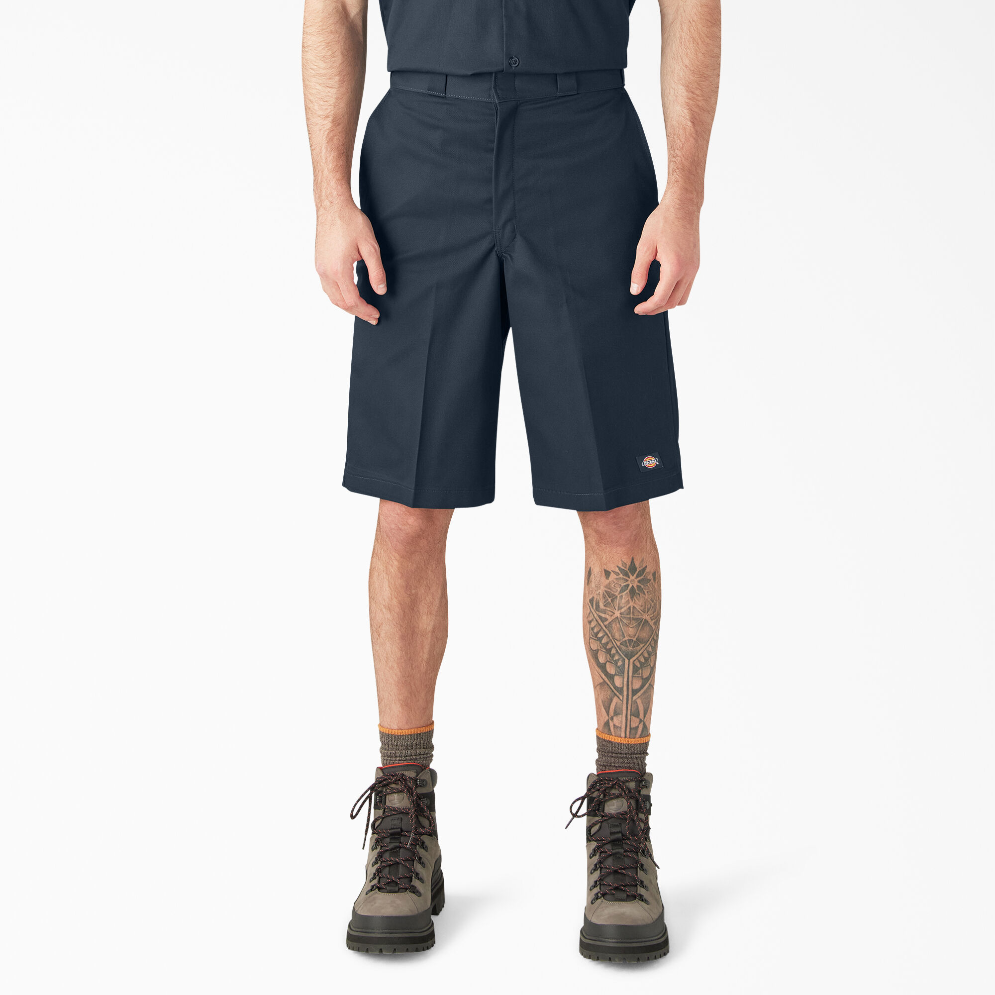 Men s 13 Loose Fit Flat Front Work Shorts Dickies US