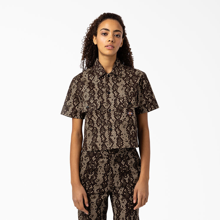 Women&#39;s Camden Cropped T-Shirt - Black &#40;BK&#41;