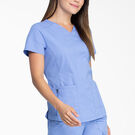 Women&#39;s EDS Signature V-Neck Scrub Top - Ceil Blue &#40;CBL&#41;