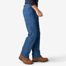 FLEX Relaxed Fit Straight Leg Carpenter Jeans - Stonewashed Indigo Blue &#40;SNB&#41;