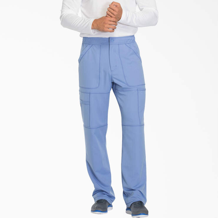 Men's Dynamix Cargo Scrub Pants - Ceil Blue (CBL) image number 1