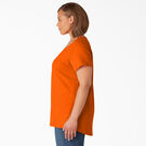 Women&#39;s Plus Short Sleeve V-Neck T-Shirt - Scarlet Ibis &#40;S2S&#41;