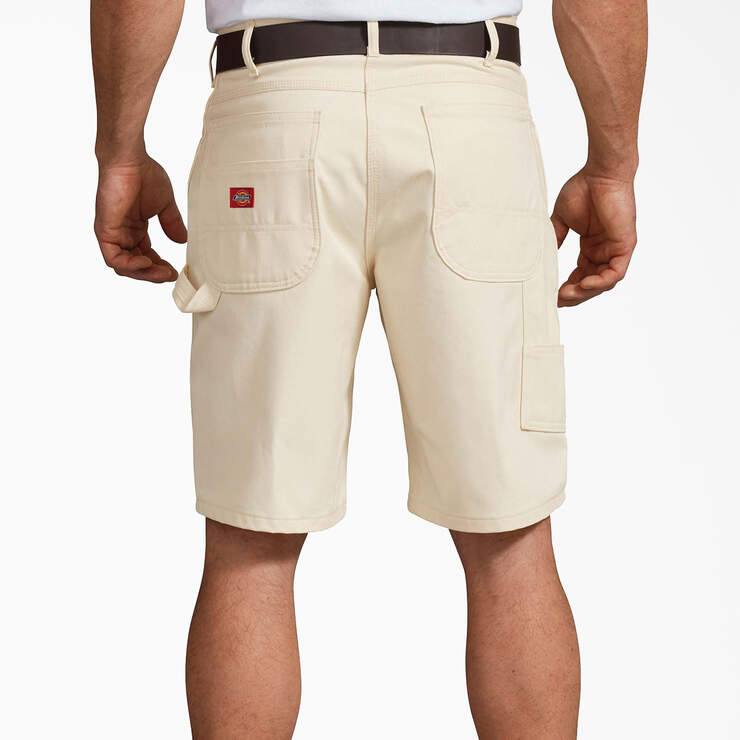 Relaxed Fit Carpenter Painter Shorts, 11" - Natural Beige (NT) image number 4