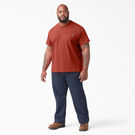 Heavyweight Heathered Short Sleeve Pocket T-Shirt - Rustic Red Heather &#40;RRH&#41;