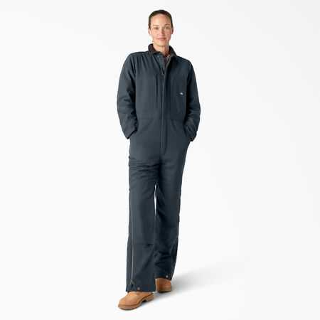 Women&rsquo;s Insulated Duck Canvas Coverall - Diesel Gray &#40;YG&#41;