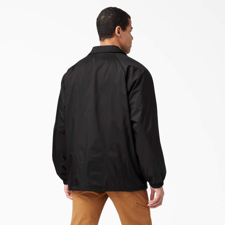 Snap Front Jacket - Black (BK) image number 2