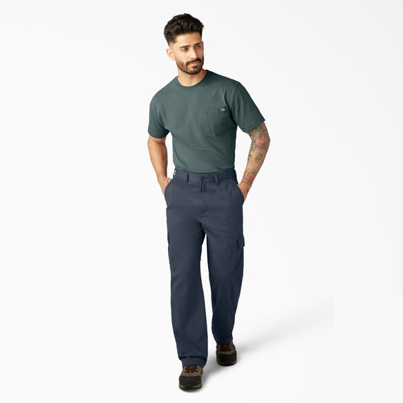 Loose Fit Cargo Pants - Rinsed Dark Navy &#40;RDN&#41;
