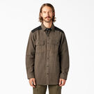 Heavyweight Brawny Flannel Shirt - Moss Green &#40;C1E&#41;