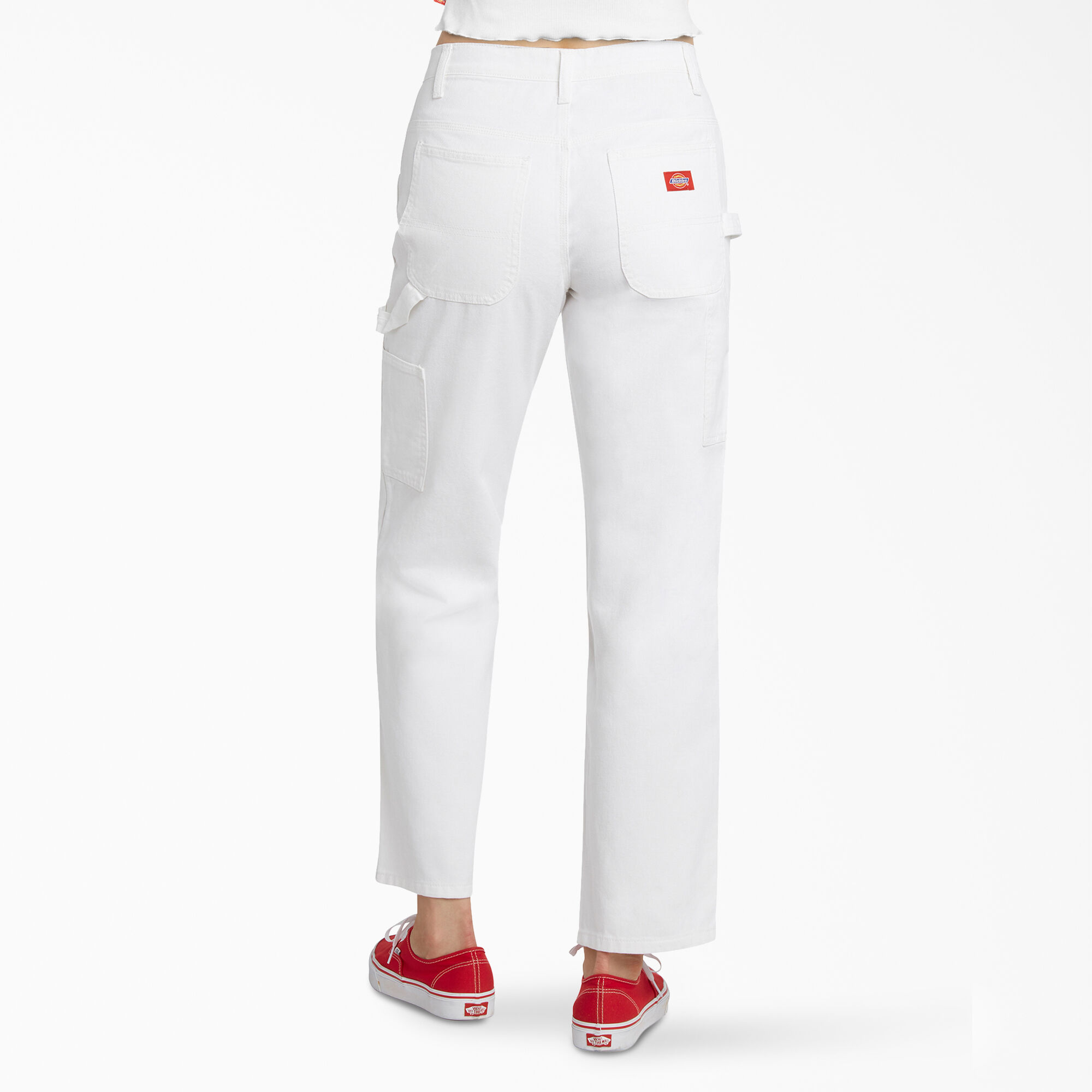 dickies carpenter pants white