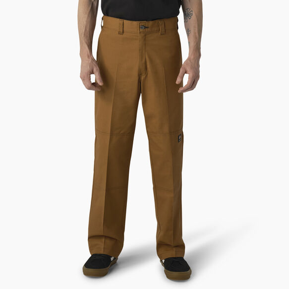 Dickies Skateboarding Double Knee Pants - Brown Duck w/ Contrast Stitch &#40;HWC&#41;