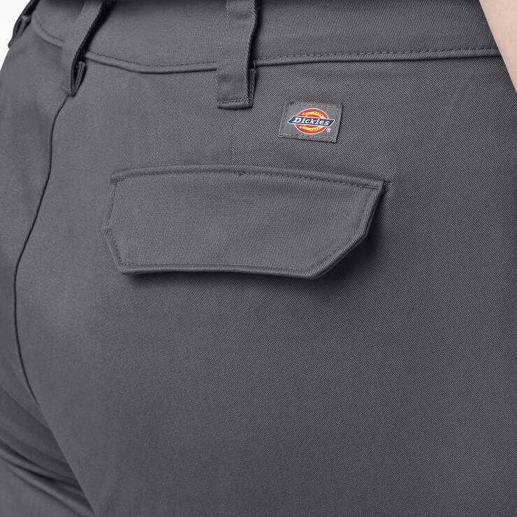 Women's Plus Relaxed Fit Cargo Shorts, 11" - Graphite Gray (GA) image number 5
