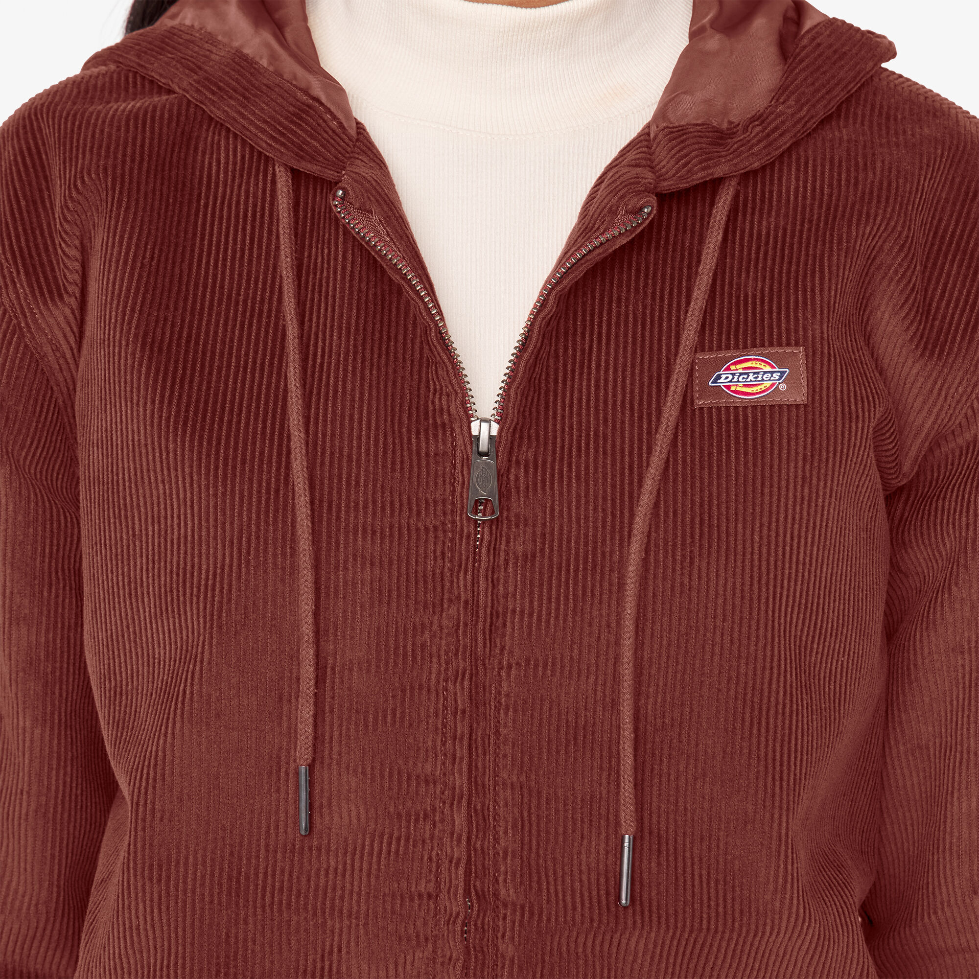 Corduroy zip up jacket women's clearance
