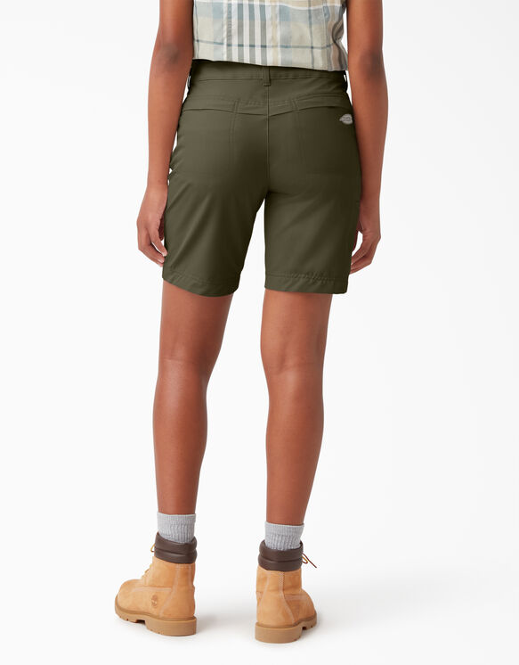 Women&#39;s Cooling Bi-Stretch Shorts - Military Green &#40;ML&#41;